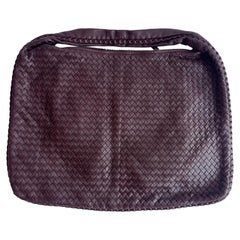Bottega Veneta Hobo Maxi Vino Scuro Pelle Borgogna 51cm