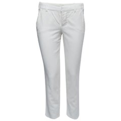 Zadig & Voltaire Pantaloni in misto cotone bianchi S.S. White