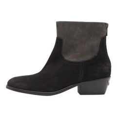 Zadig & Voltaire - Stivaletti in camoscio nero Taglia 36