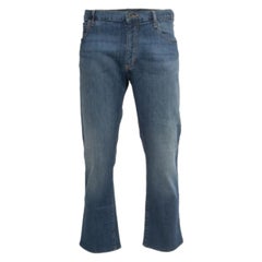 Emporio Armani Jeans blu in denim dal taglio dritto XXL/Vita 39