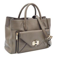 Diane von Furstenberg - Tote con busta segreta in pelle grigia grande 440 Gallery (a) Gallery