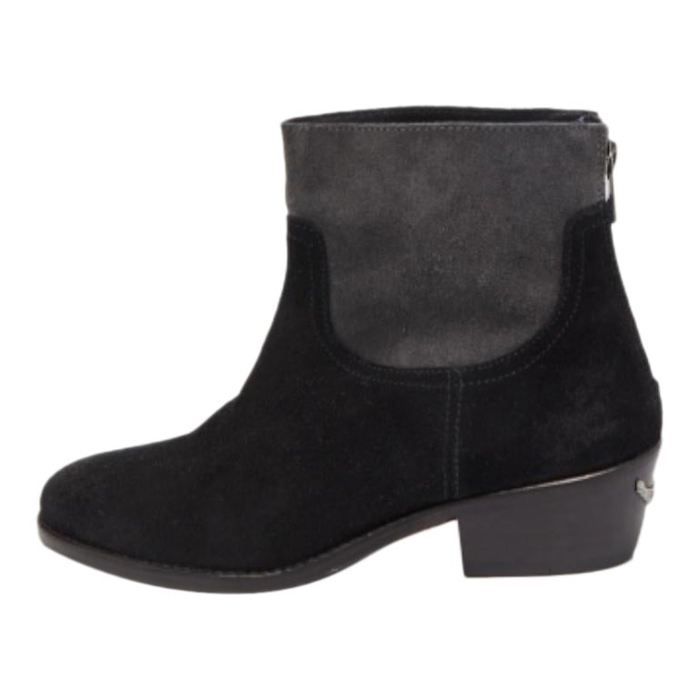 Zadig & Voltaire - Stivaletti in pelle scamosciata nera taglia 36