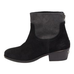 Zadig & Voltaire - Stivaletti in pelle scamosciata nera taglia 36