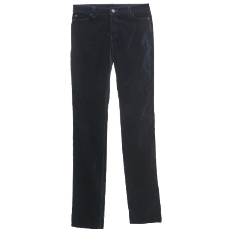 Emporio ARMANI Jeans velours bleu marine S Taille 26"