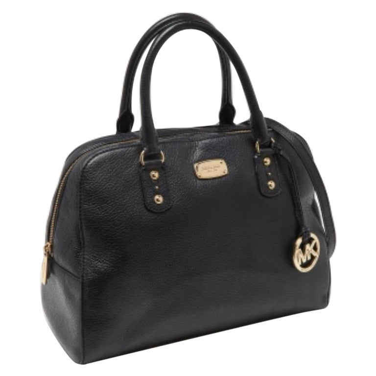 Michael Kors - Borsa in pelle nera a forma di cupola