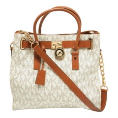 MICHAEL Michael Kors Signature Coates Canvas Large Hamilton North South Tote