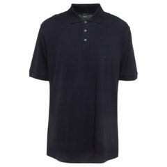 Boss By Hugo Boss Schwarz Pima Baumwolle Polo T-Shirt 4XL