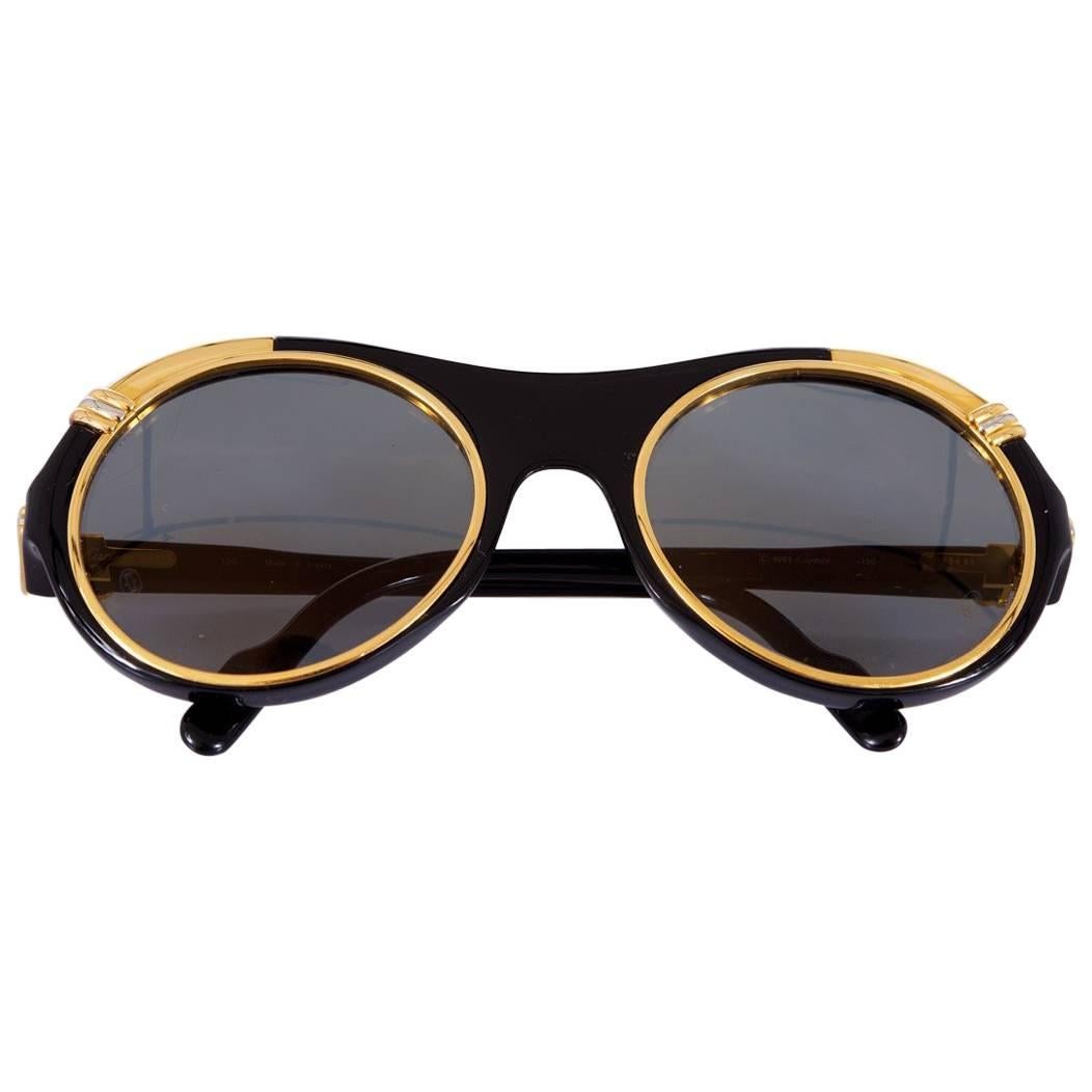 Deco Cartier Diabolo Sunglasses 1991 Collection, Ultra Rare