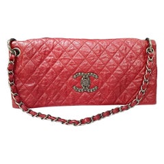Chanel Red CC Coco Rider Flap Bag