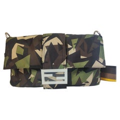 2000s Fendi camouflage baguette