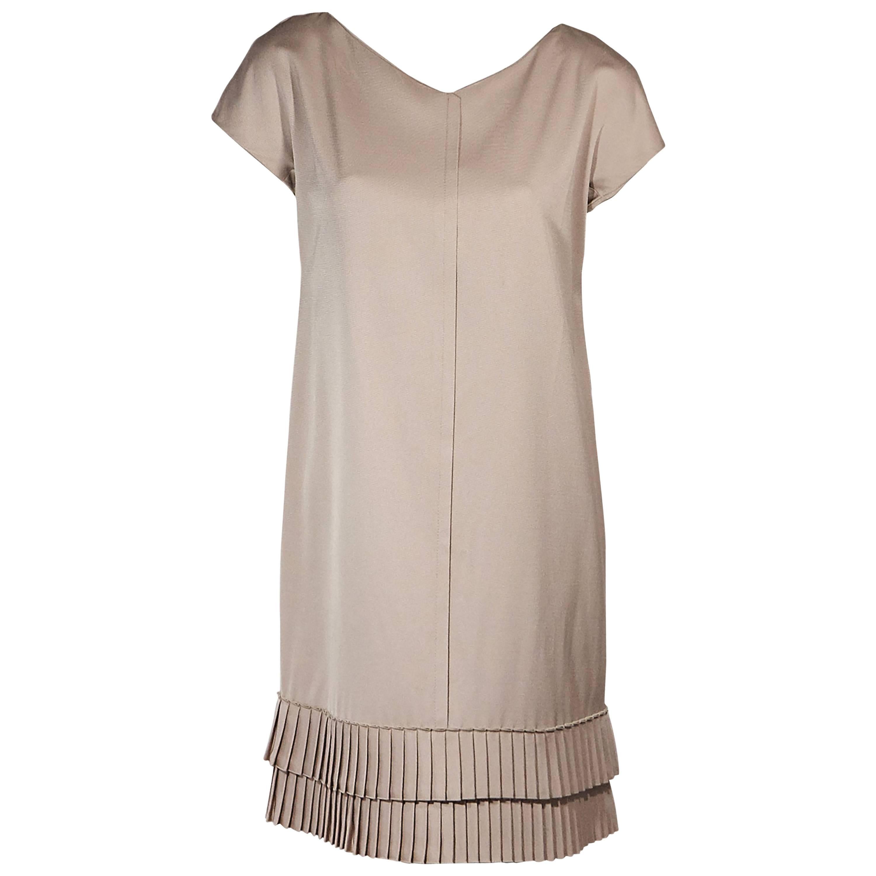 Tan Marc Jacobs Shift Dress