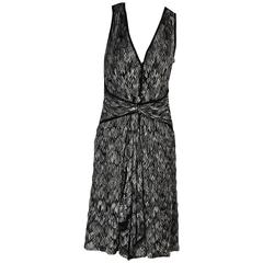 Black & White Missoni Knit Dress