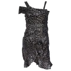 New ISABEL MARANT Black Silk Sequins Becky Dress Size 36 uk 8  