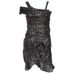 New ISABEL MARANT Black Silk Sequins Becky Dress Size 36 uk 8