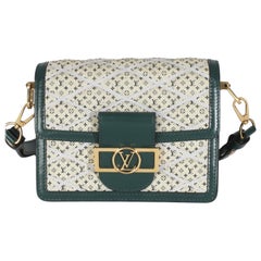 Louis Vuitton Denim Printed Monogram Mini Dauphine