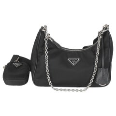 Prada Black Re-Nylon Re-Edition 2005 Bag