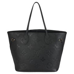 Louis Vuitton Black Monogram Empreinte Neverfull MM