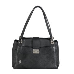 Louis Vuitton Black Monogram Mahina Sevres Bag
