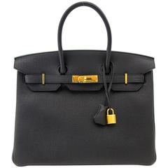 Hermès Birkin black togo GHW 11
