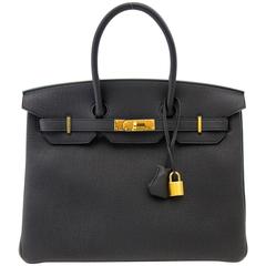 Hermès Birkin black togo GHW