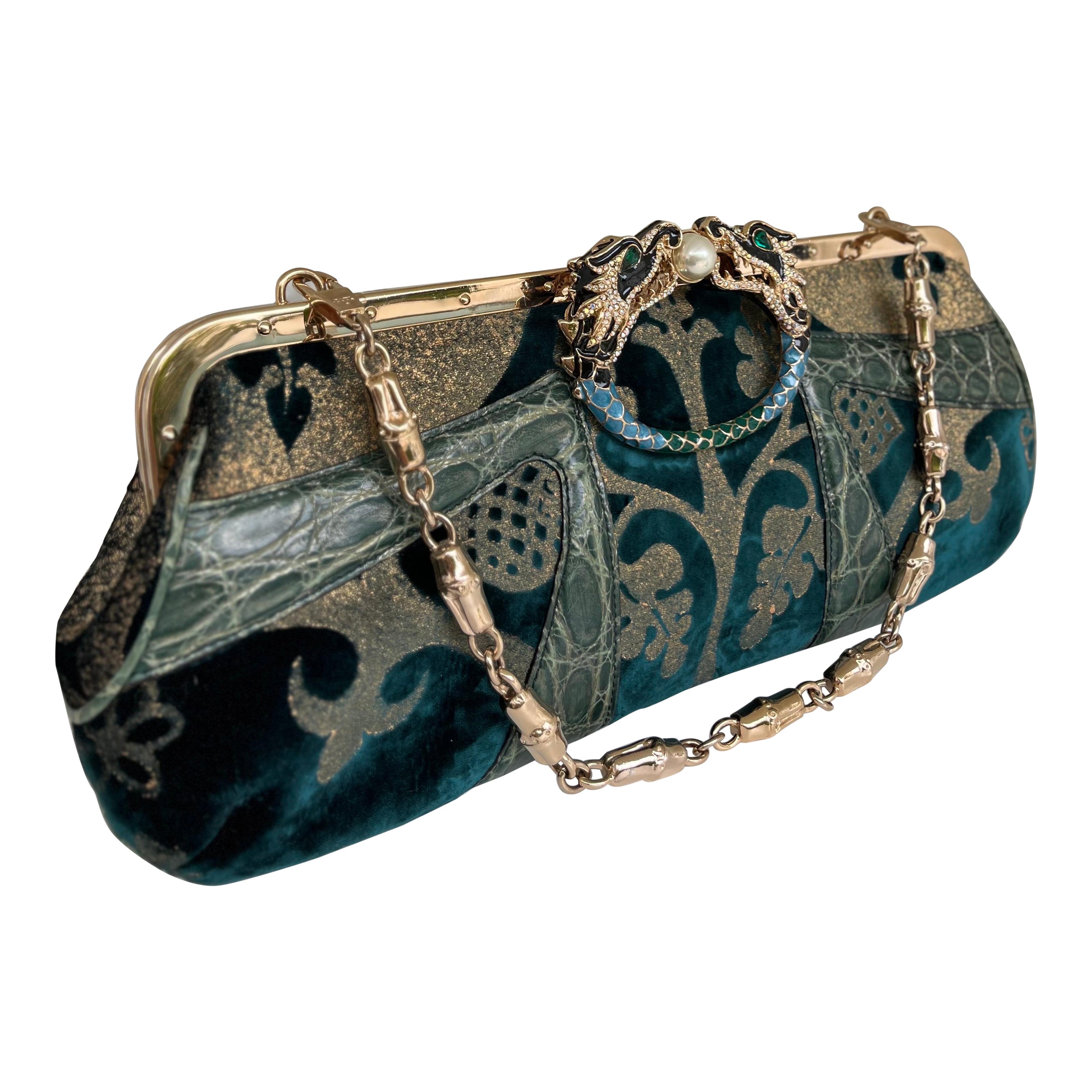 Icónico bolso de coleccionista extremadamente raro Tom Ford for Gucci " Dragón