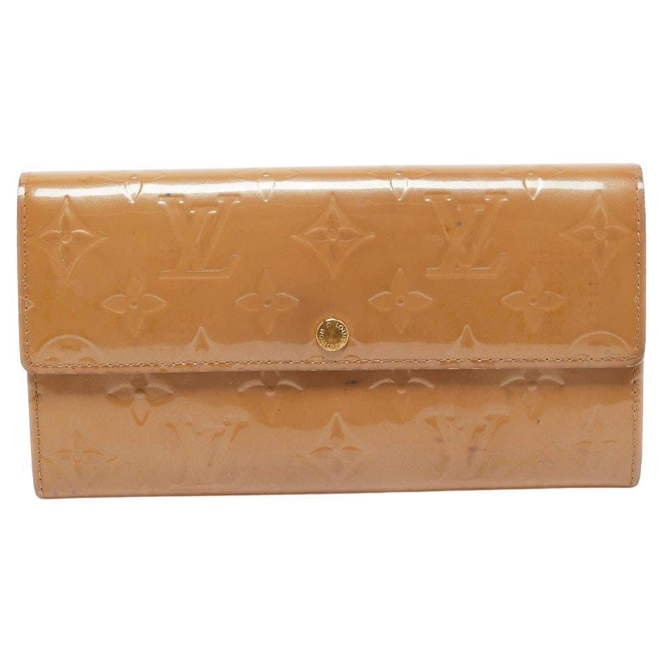 Cartera Louis Vuitton Noisette Monogram Vernis Sarah