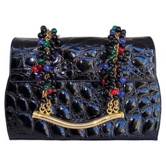 Extremely rare Gianni Versace Spring/Summer 1991 limited edition jeweled handbag