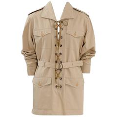 Yves Saint Laurent Cotton Safari Tunic