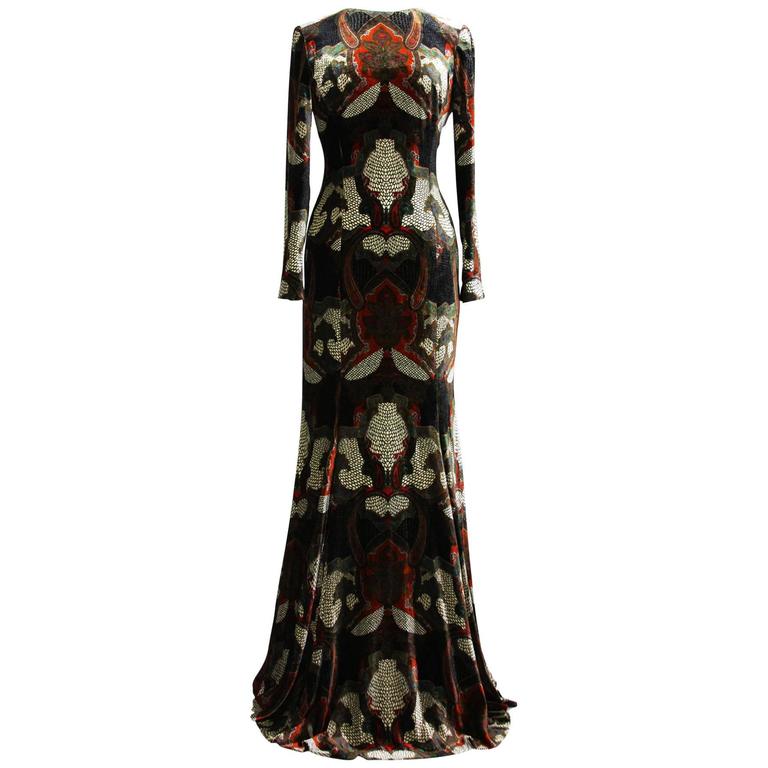 etro velvet dress