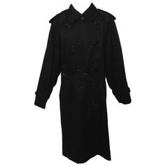 Vintage Iconic Burberry London Westminster Long Trench Coat 1990s Mens Sz 48