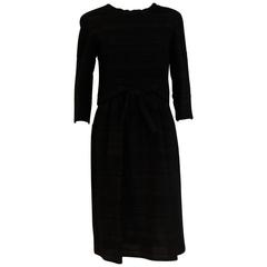 Balmain Black Dinner Dress.