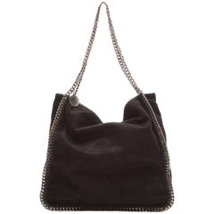 Stella McCartney Metallic Faux-Suede Falabella Tote Bag