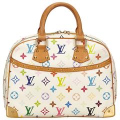Louis Vuitton White Monogram Multicolore Trouville 9