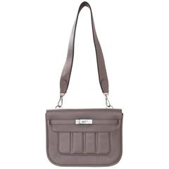 Hermes Grey Swift Leather Berline 28 Shoulder Bag PHW rt. $8, 250