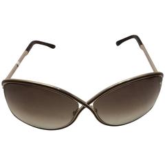 Tom Ford Oversized Soft Round Sunglasses