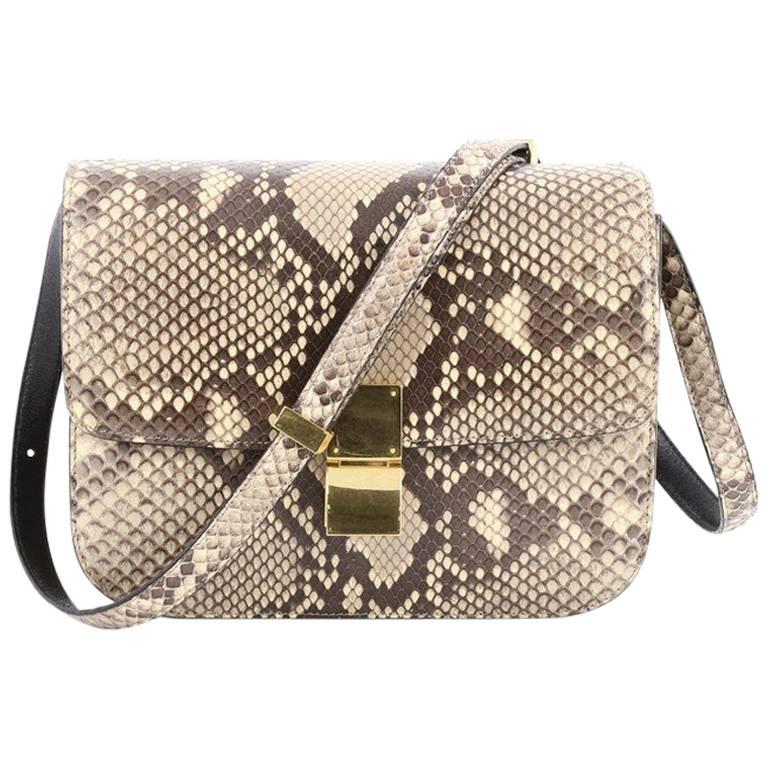 Celine Box Bag Python Medium