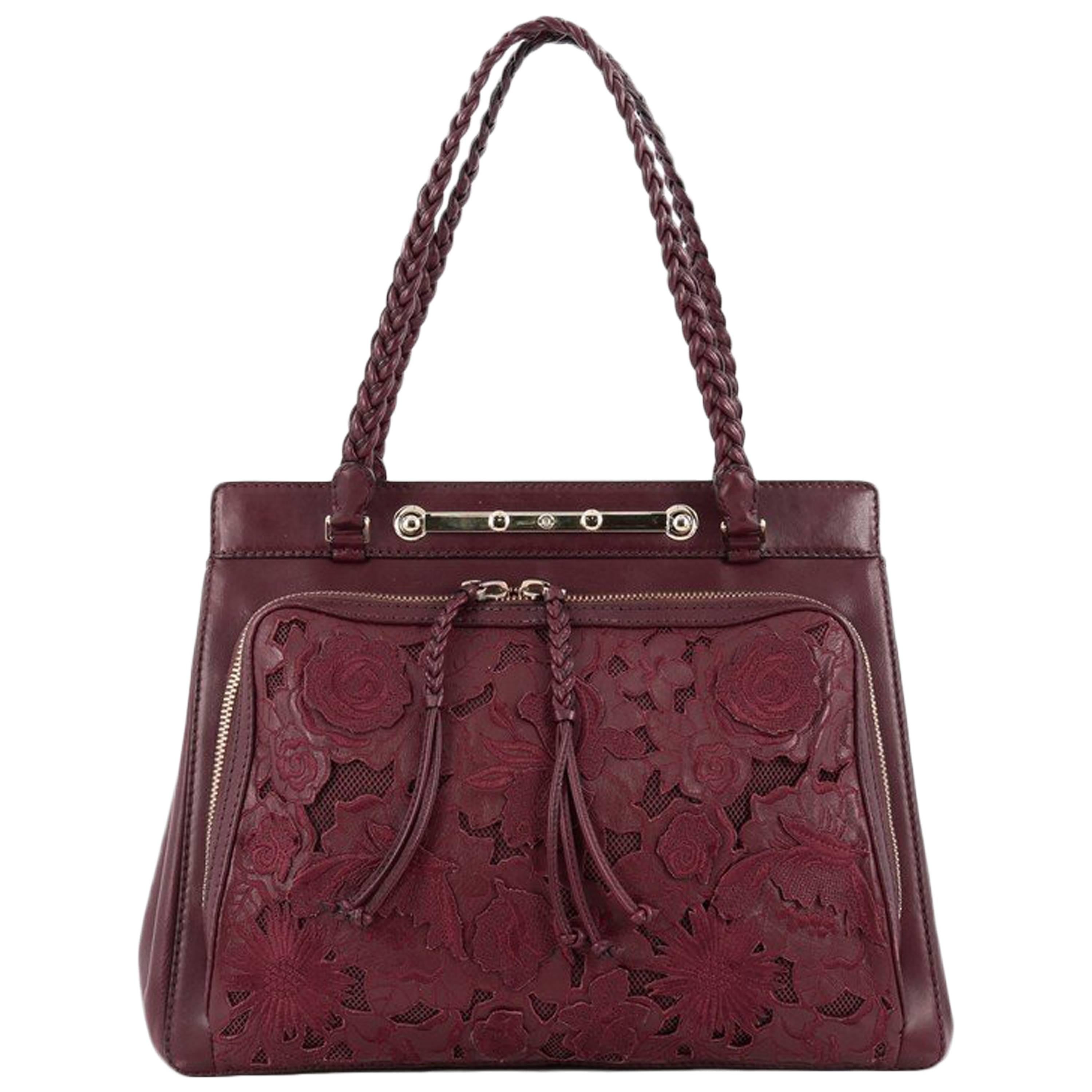 Valentino Demetra Tote Leather Lace