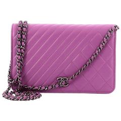 Chanel Coco Boy Wallet on Chain Quilted Lambskin at 1stDibs