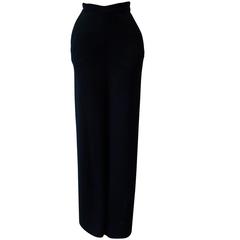 Gianfranco Ferre Navy Blue Knitted Pants