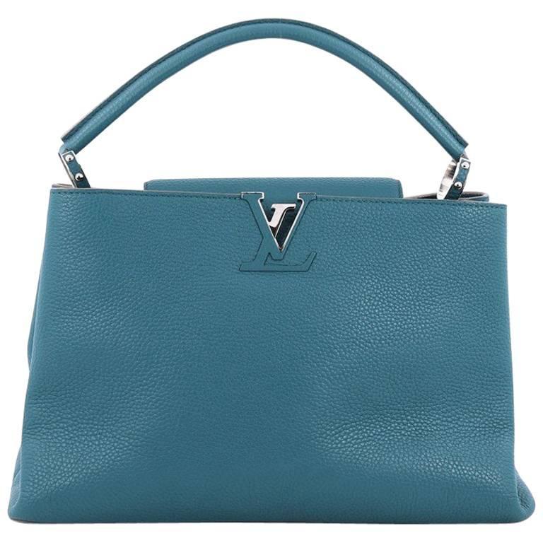 Louis Vuitton Capucines Handbag Leather MM at 1stDibs
