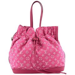 Sold at Auction: Louis Vuitton, Pink Louis Vuitton Monogram Denim bag