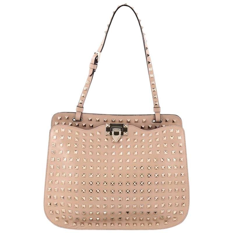 Valentino Rockstud Shoulder Bag Full Studded Leather