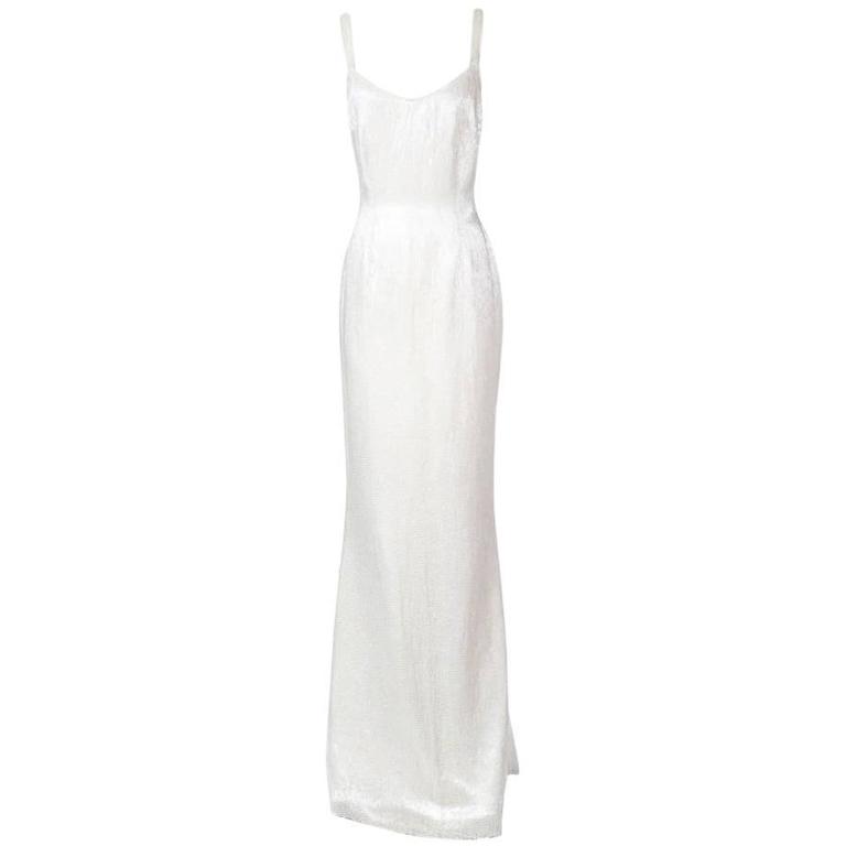 Todd Oldham Beaded Gown, Fall 1994 For Sale at 1stDibs