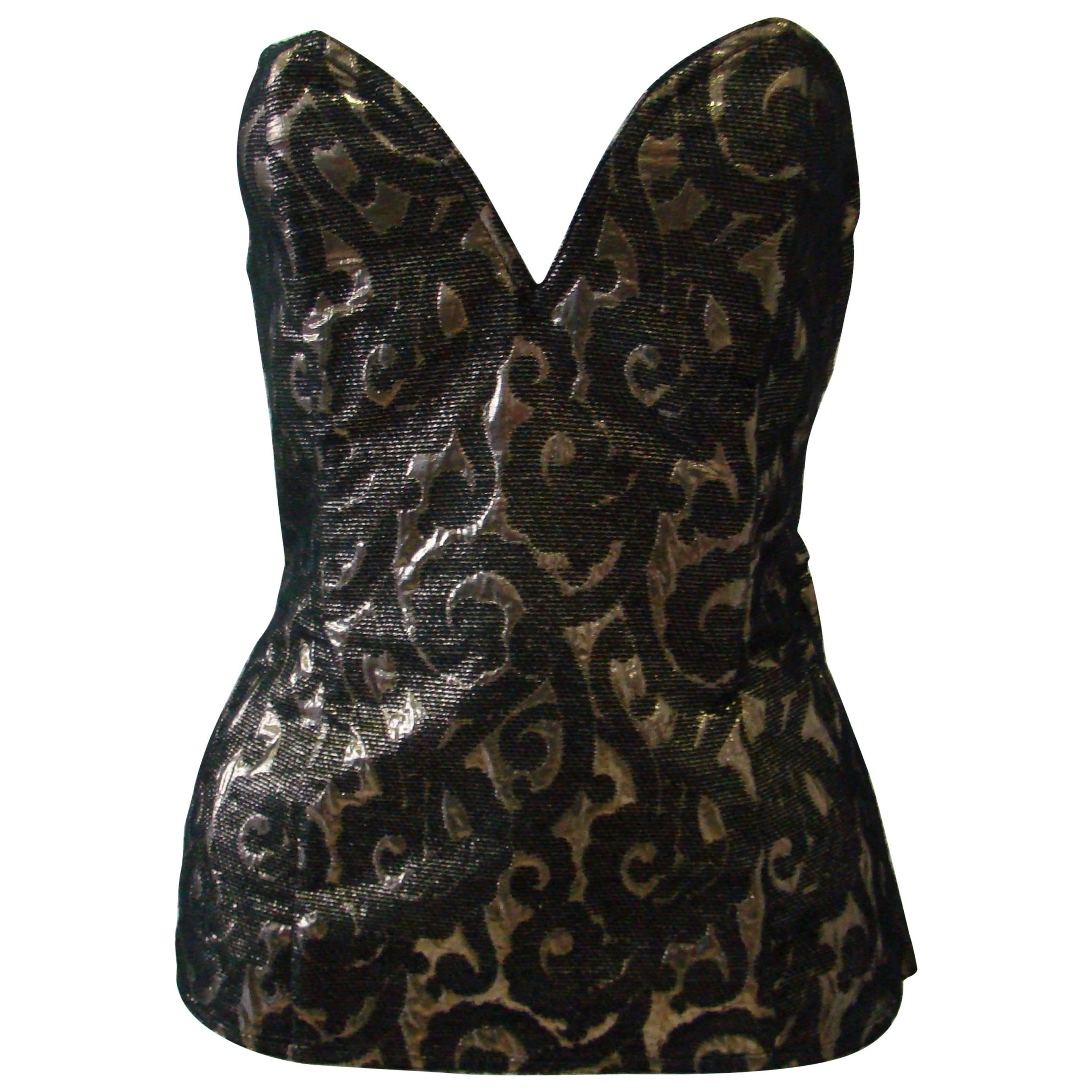 Istante By Gianni Versace Bustier Fall 1987 For Sale