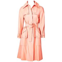 Valentino Gabardine Belted Trench