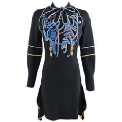 Peter Pilotto Fall 2016 Runway Western Style Embroidery Dress