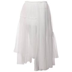 Rei Kawakubo Comme des Garçons s/s 2007 White Layered Tulle Skirt 2