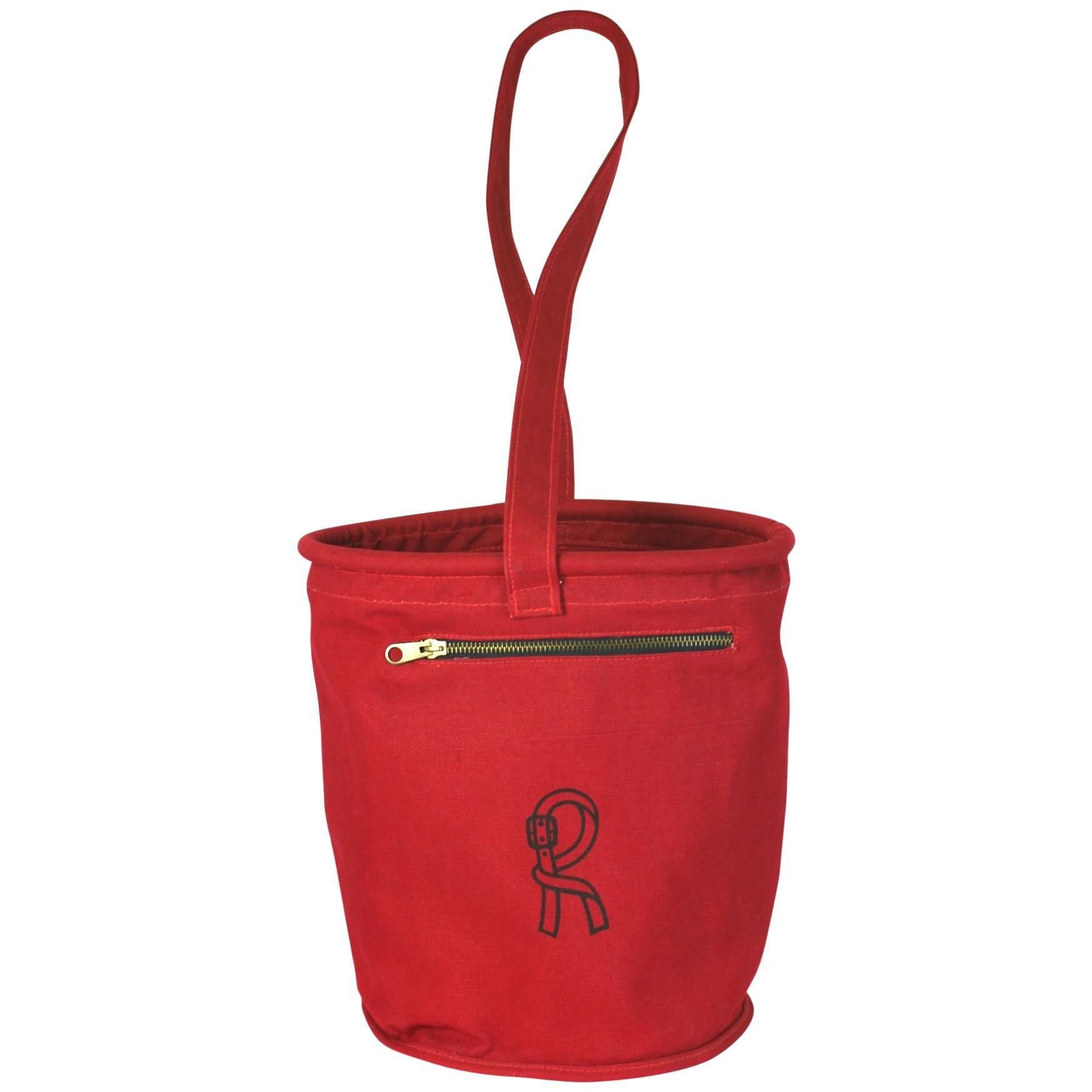 Roberta di Camerino Red Bucket Bag For Sale