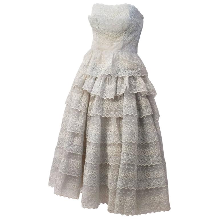 pale blue 50s dress