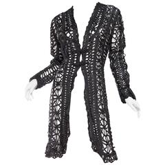 1890s Belle Epoch Silk Ribbon Lace Jacket 10